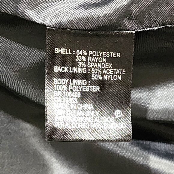 Tahari ASL Black Samuel Sheath Dress Boat Neckline Short Sleeves - Picture 6 of 6